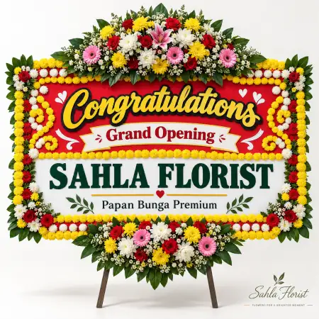 Papan Bunga Ucapan Selamat Waropen
