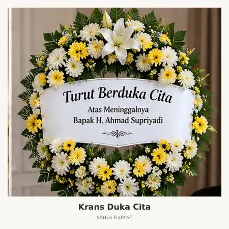 Krans Bunga Duka Waropen